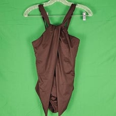 Magicsuit by Miraclesuit Womens Brown Tara One Piece Swimsuit 8