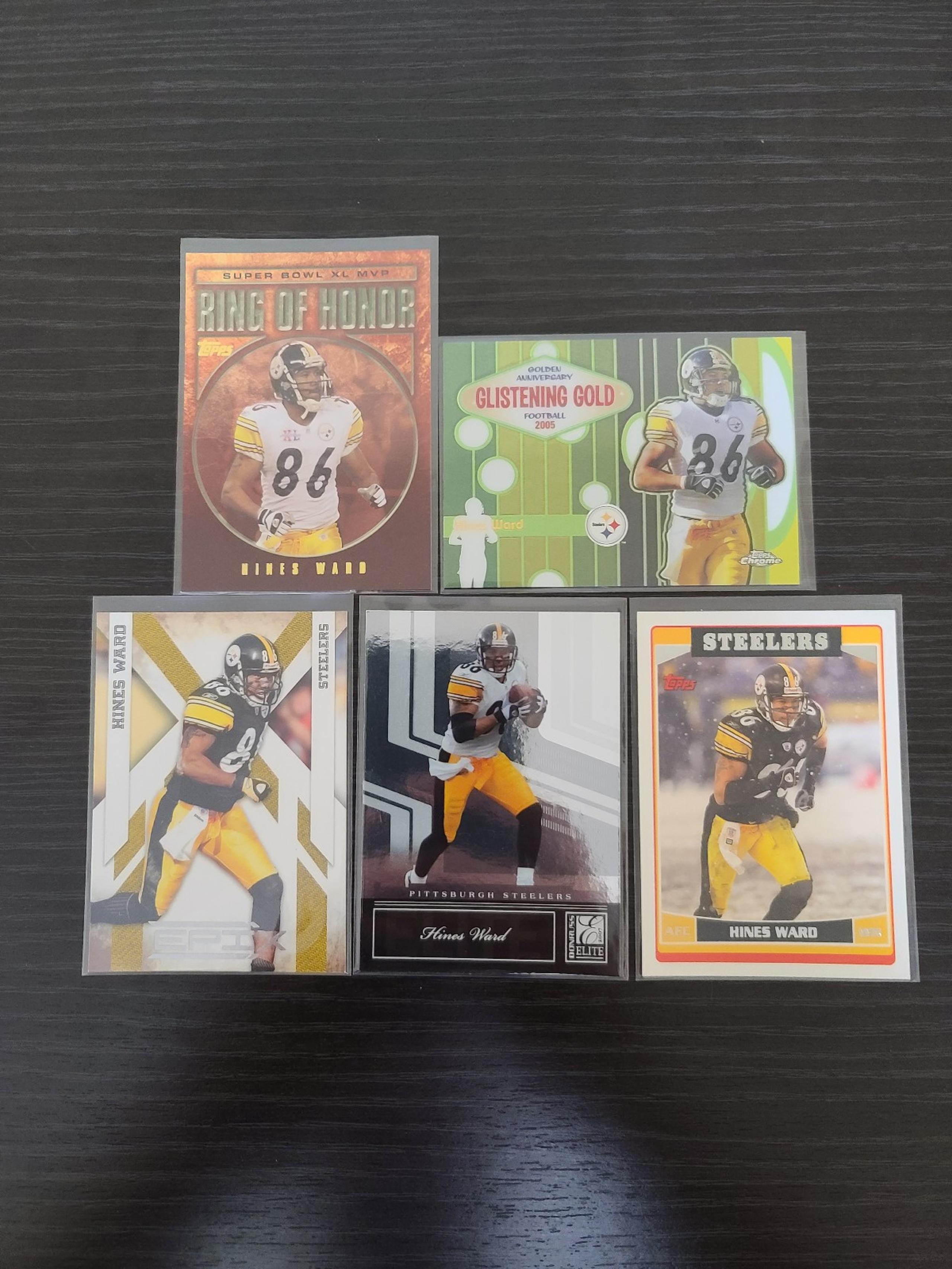 Hines Ward Steelers NFL football cards