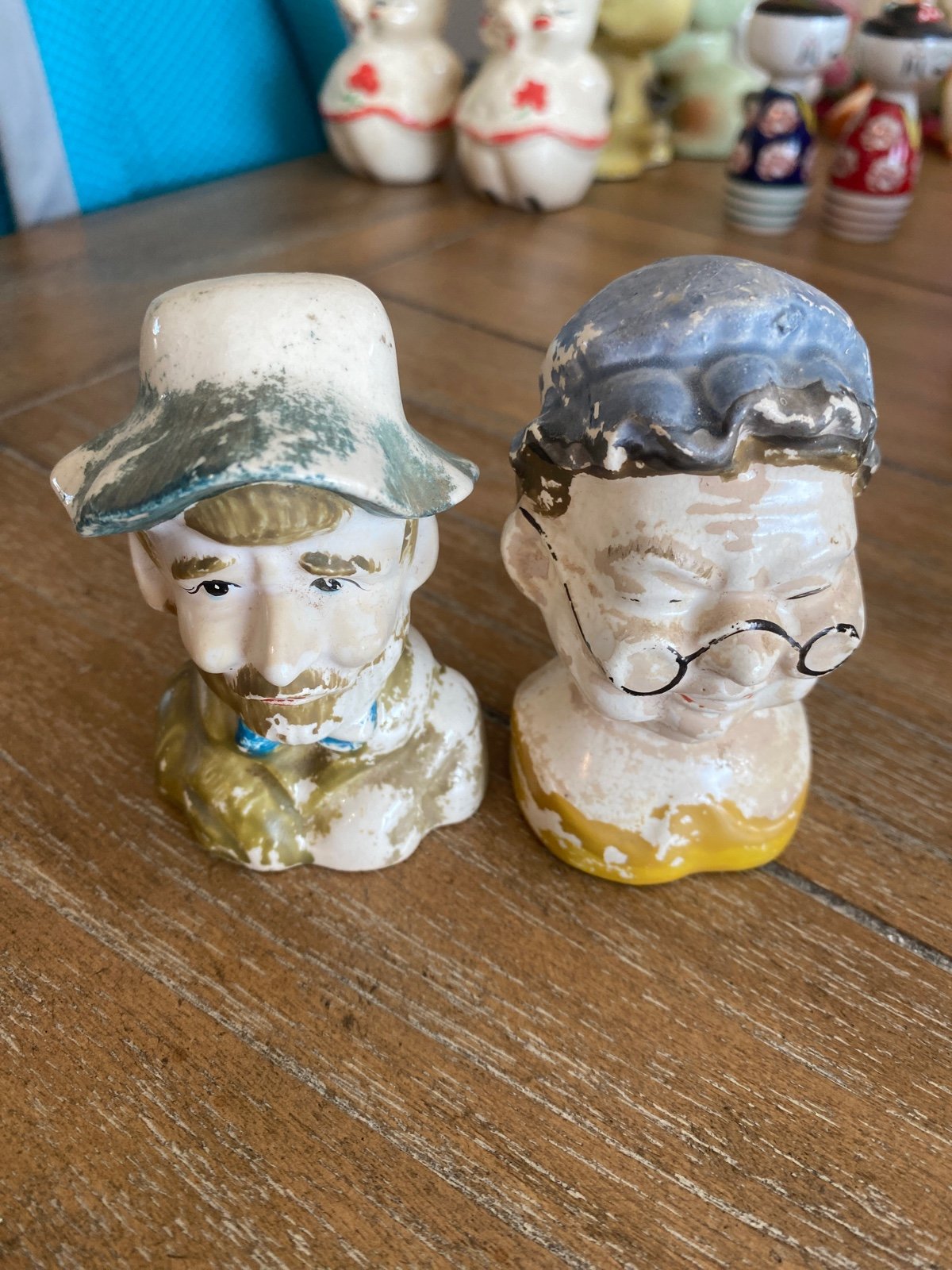 Old men salt and pepper shakers