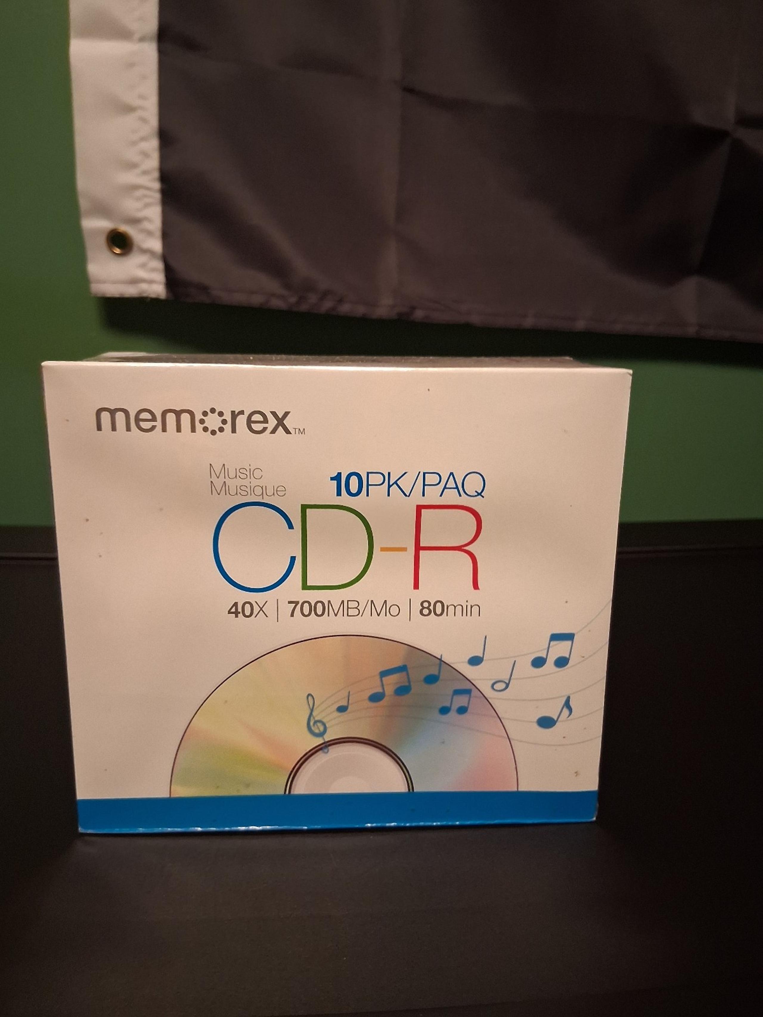 10 Pack Sealed Blank Recordable CDs
