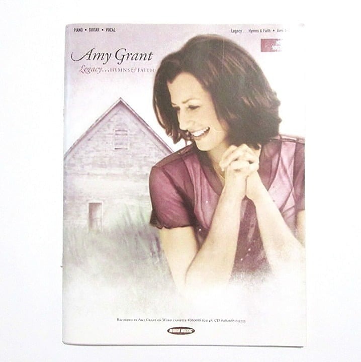 Amy Grant Songbook Legacy Hymns And Faith Medium Voice Range 2002 Small Flaws