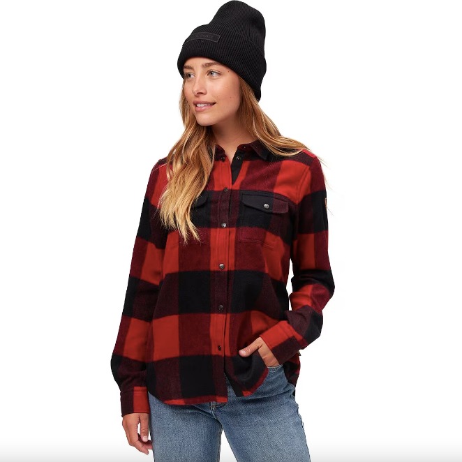 Fjallraven Canada Long Sleeve Shirt in Buffalo Plaid