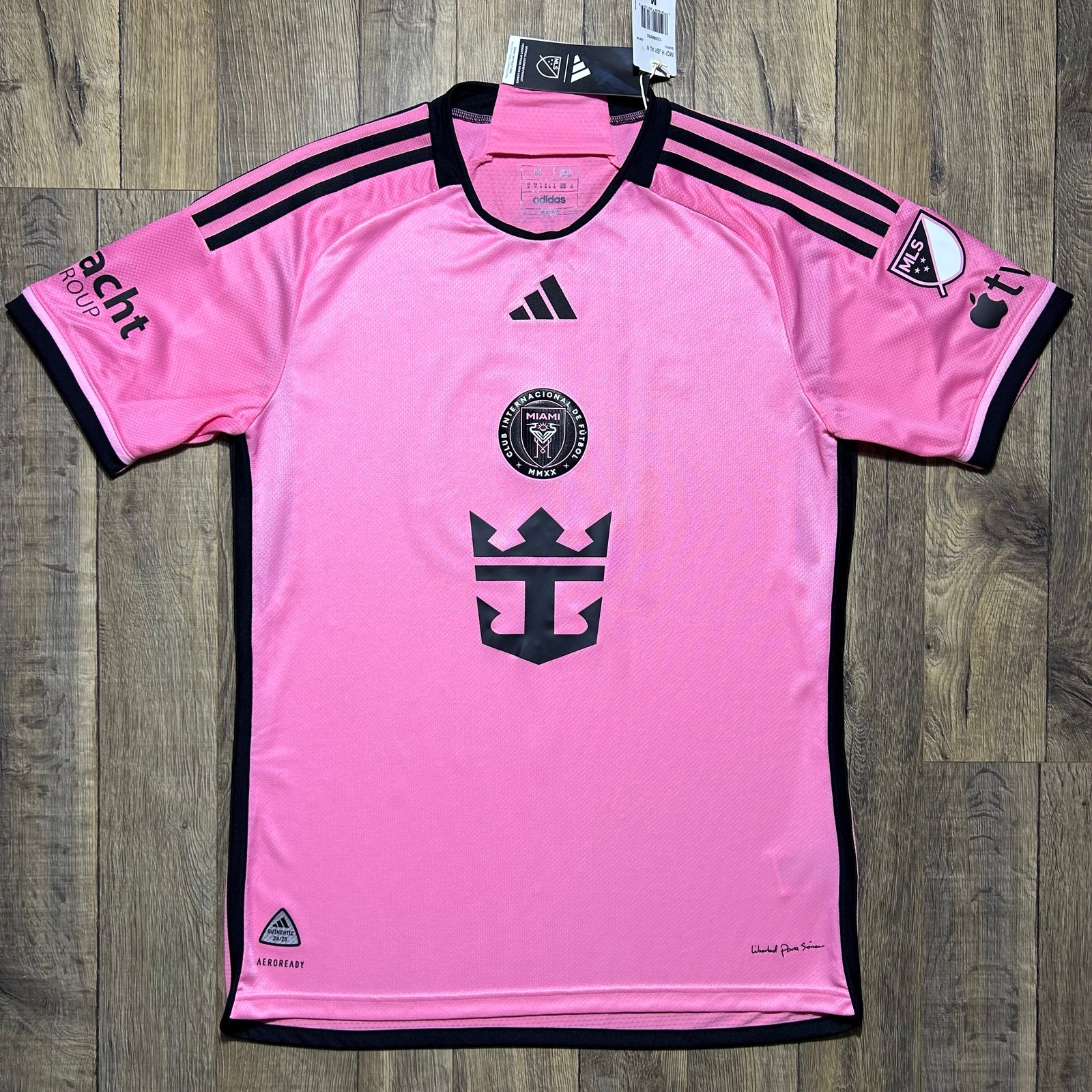 New Adidas Inter Miami Lionel Messi 2024 Authentic MLS Soccer Jersey Men M 195