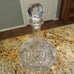 Vintage 24% Lead Crystal Cut Ships Decanter Barware With Stopper Made In Poland