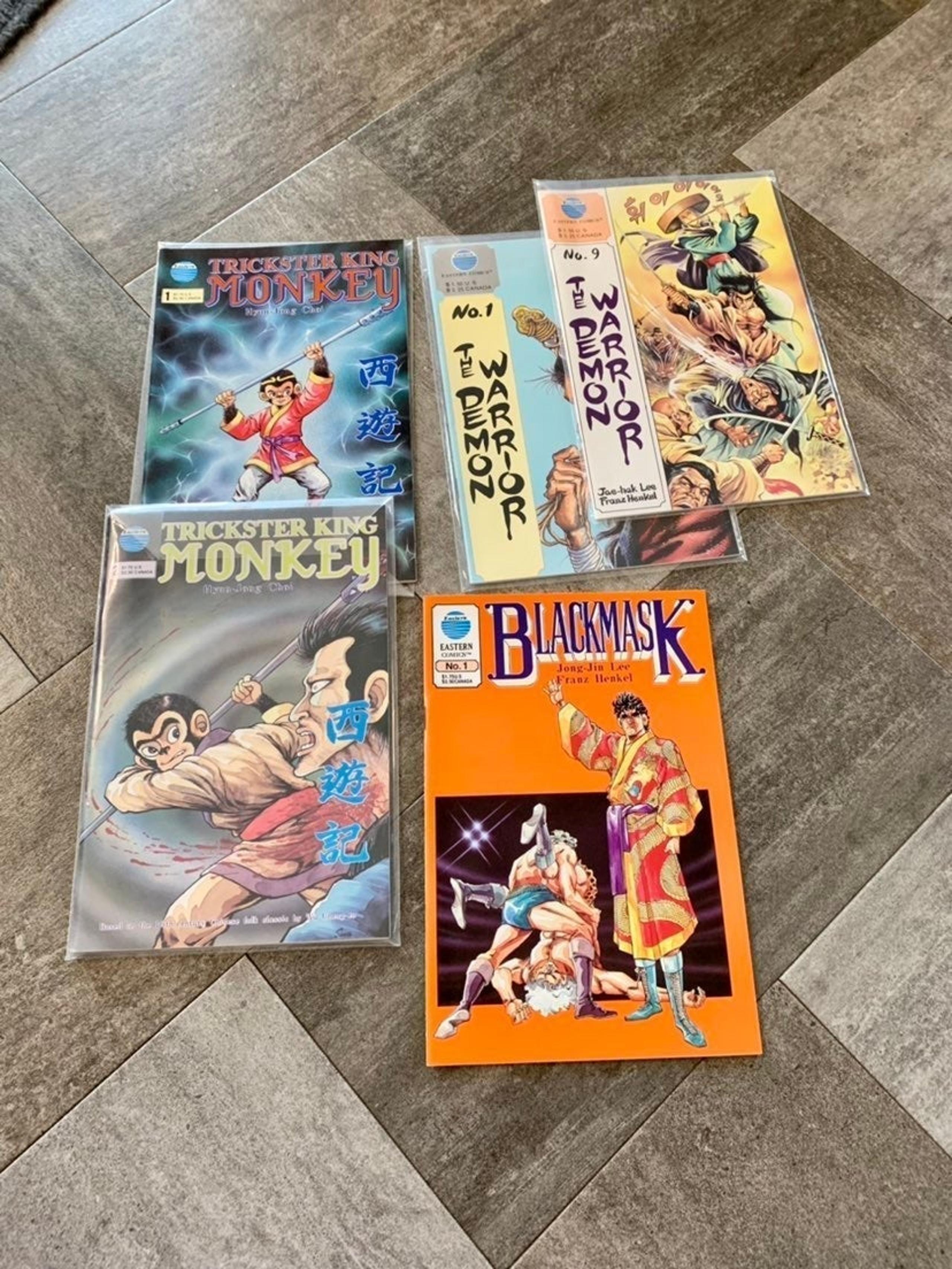 Vintage Eastern Comics Book Blackmask Trickster Monkey Demon Warrior manga