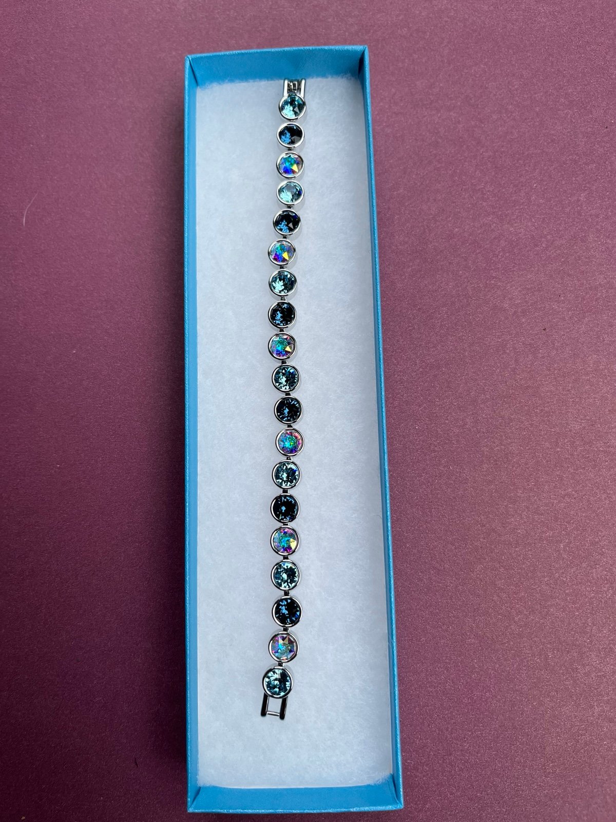 Touchstone by Swarovski blue crush ice bracelet