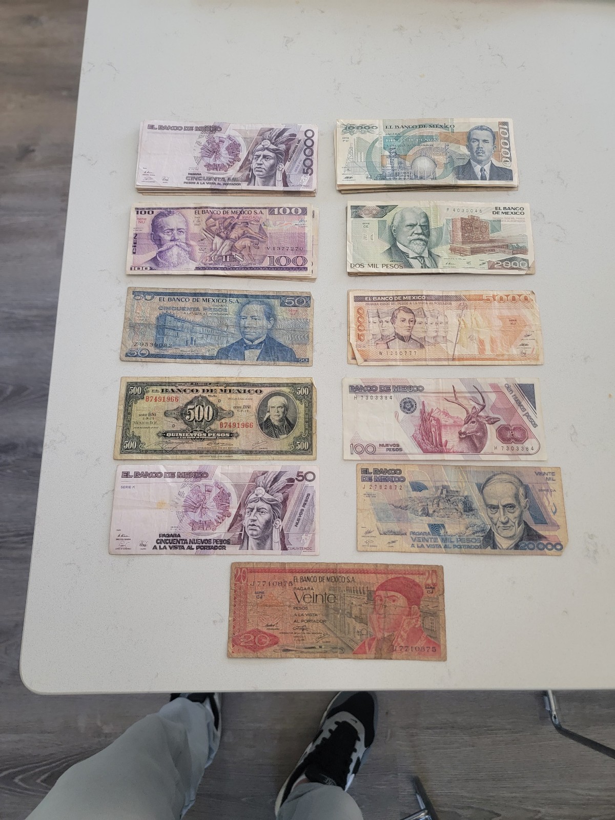Mexican notes lot 47 notes