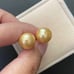 South Sea Golden Pearls 11mm Dangle Drop Earrings