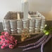 Wooden & wicked Heavy Basket Vintage Gilland’s Happy Crafts