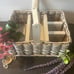 Wooden & wicked Heavy Basket Vintage Gilland’s Happy Crafts