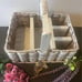 Wooden & wicked Heavy Basket Vintage Gilland’s Happy Crafts