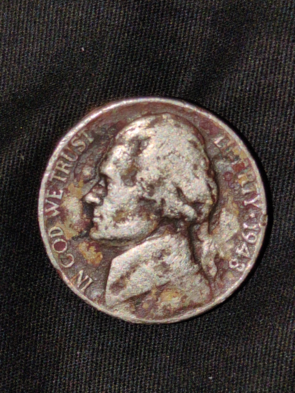 1948 Jefferson nickel