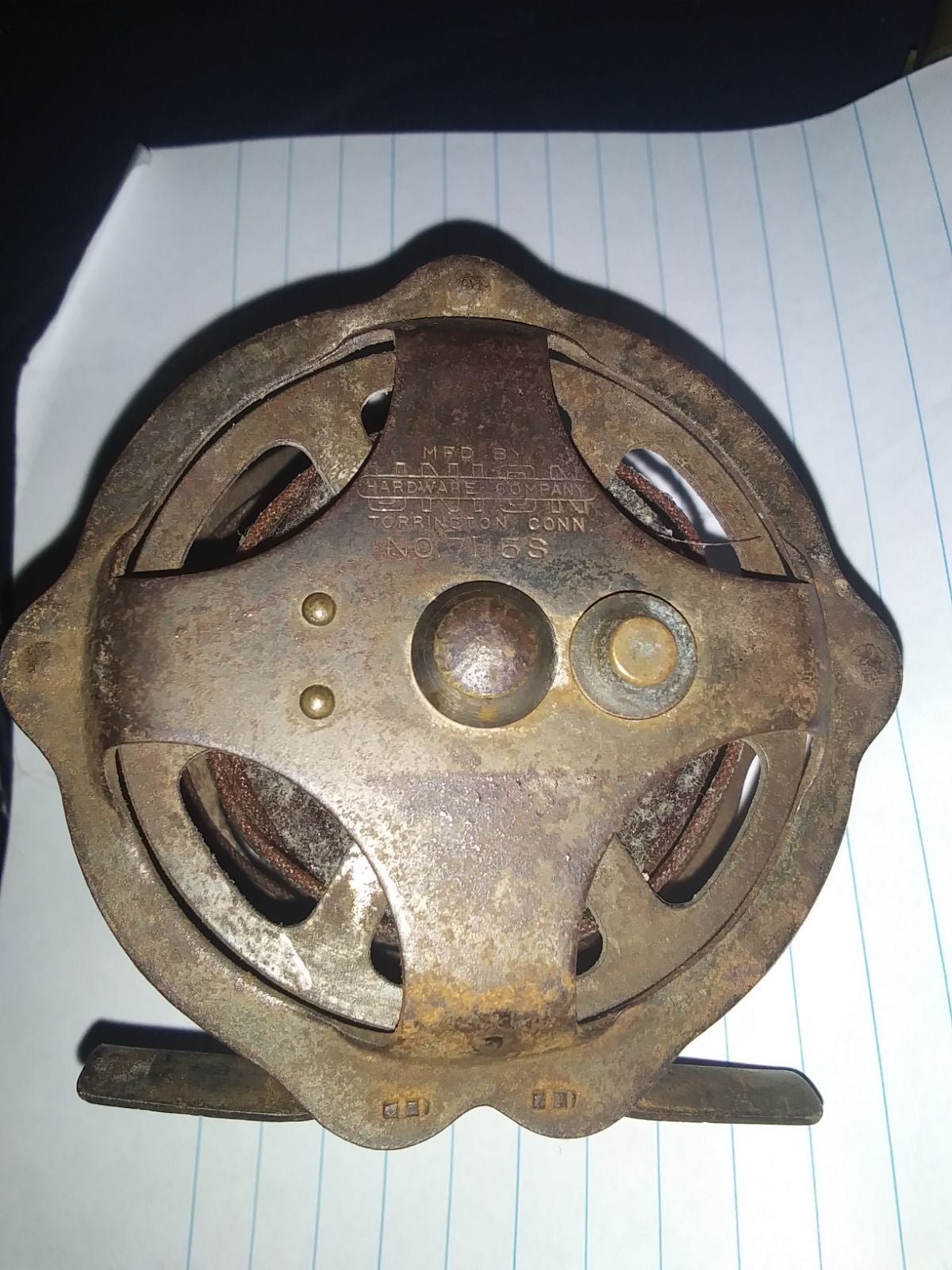 Vintage union hardware fly fishing reel