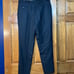 Zillioni Black Pin Stripe Men's Suit Pants 35x30 Made in Italy