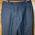 Zillioni Black Pin Stripe Men's Suit Pants 35x30 Made in Italy