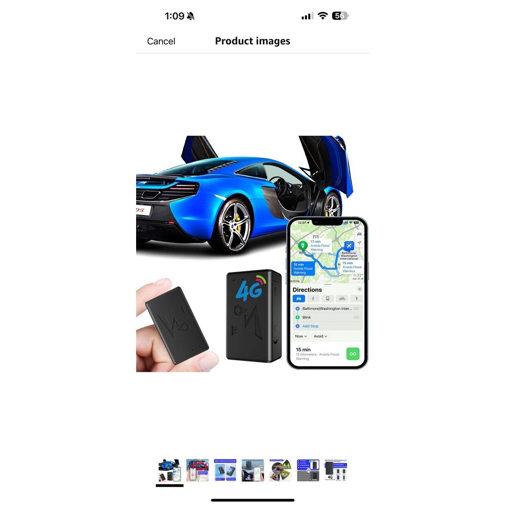 GPS Tracker for Vehicles No Monthly Fee Real time Tracking Magnetic GPS Tracker