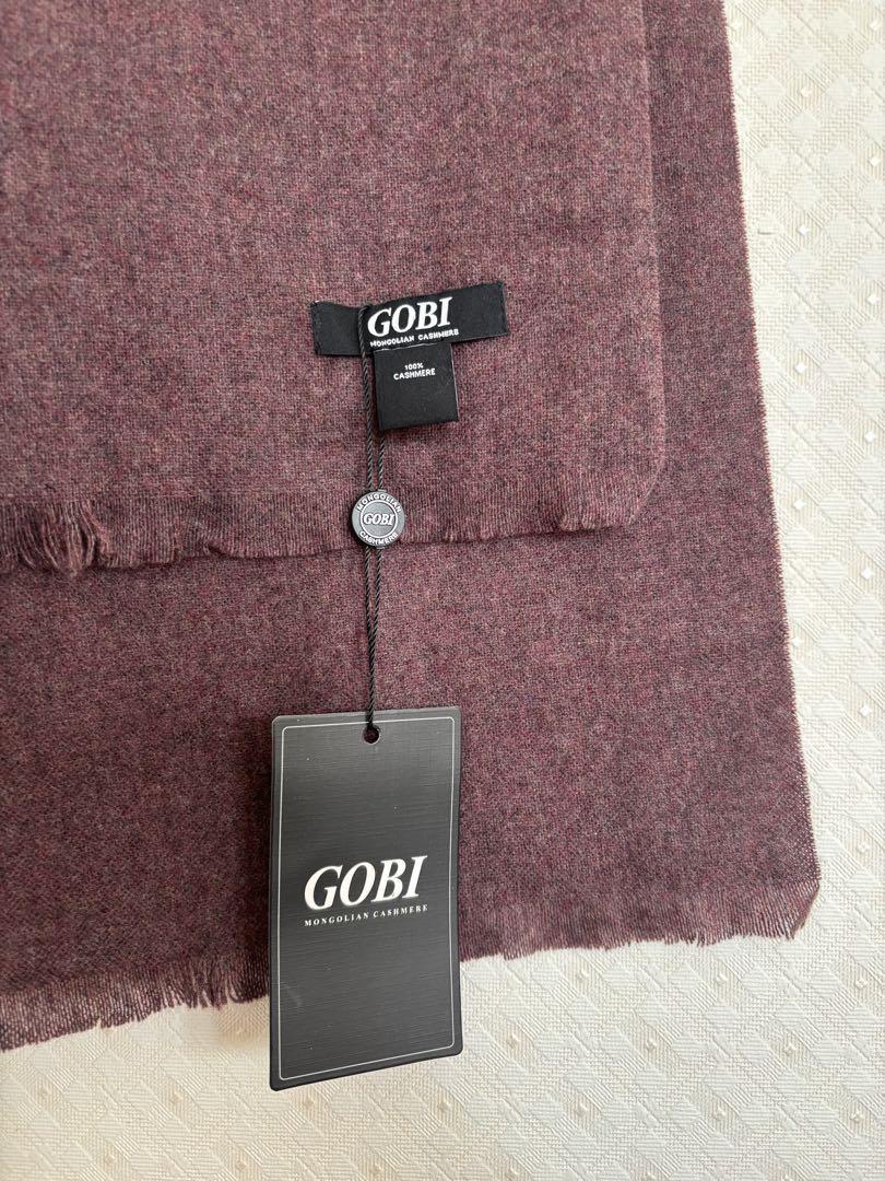 GOBI CASHMERE Deep Wine Red 100% Cashmere Scarf