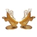 Limited Edition Gold Metal Angel Silhouette Votive Candle Holders Christmas 14