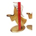 Limited Edition Gold Metal Angel Silhouette Votive Candle Holders Christmas 14