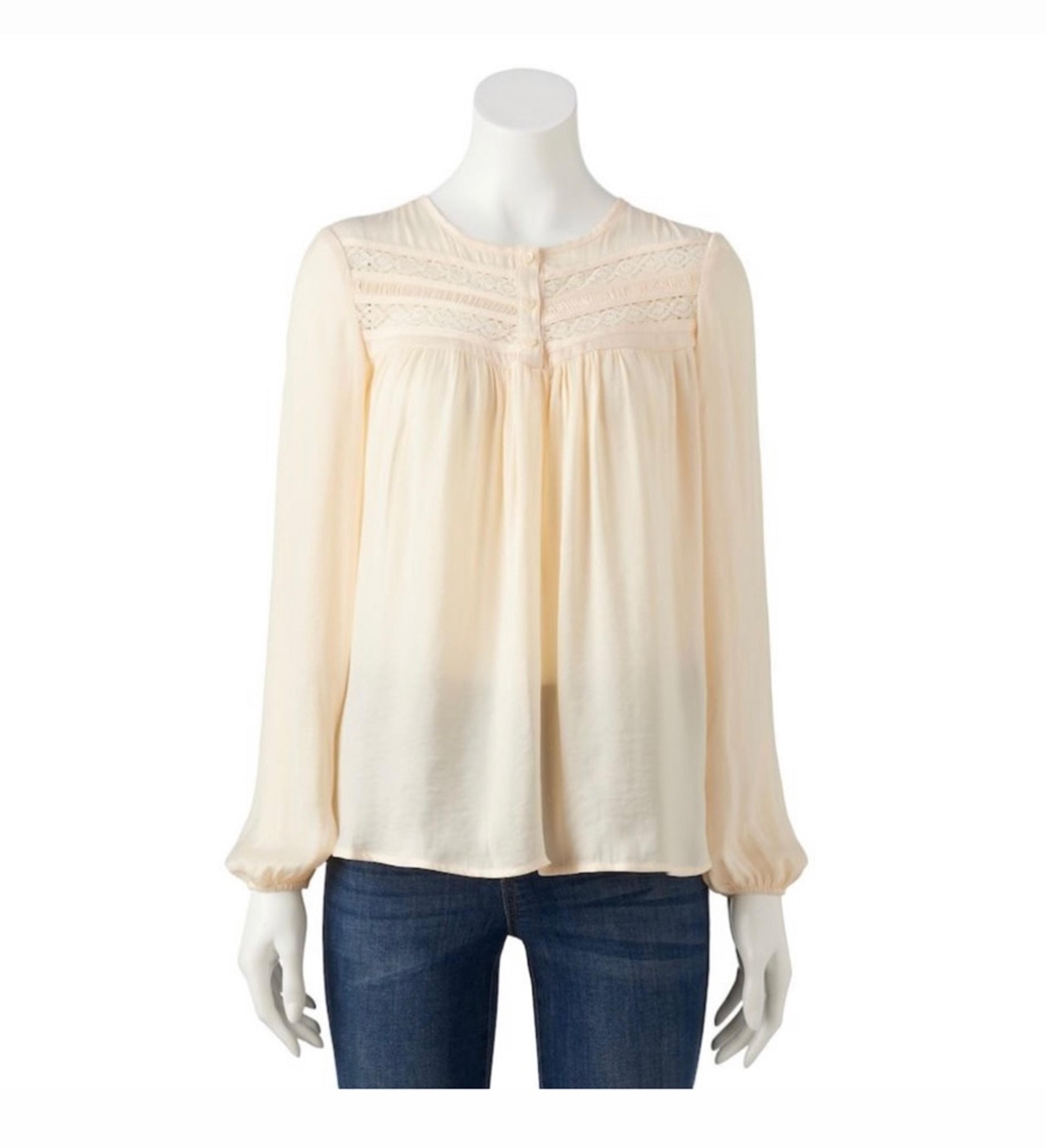 Women's LC Lauren Conrad Victorian Blouse