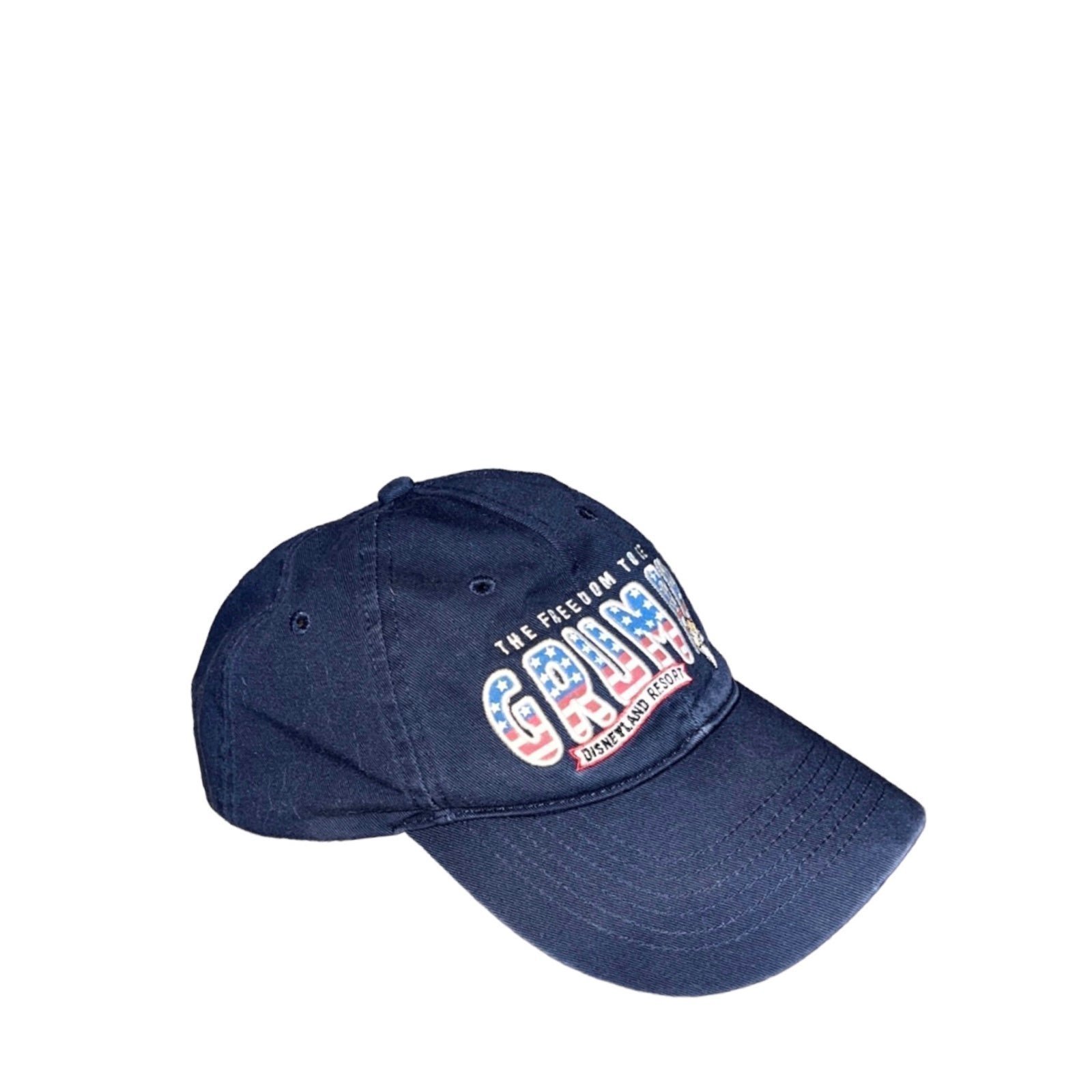Disneyland Resort The Freedom To Be Grumpy Rare Navy Blue Unisex Baseball Hat