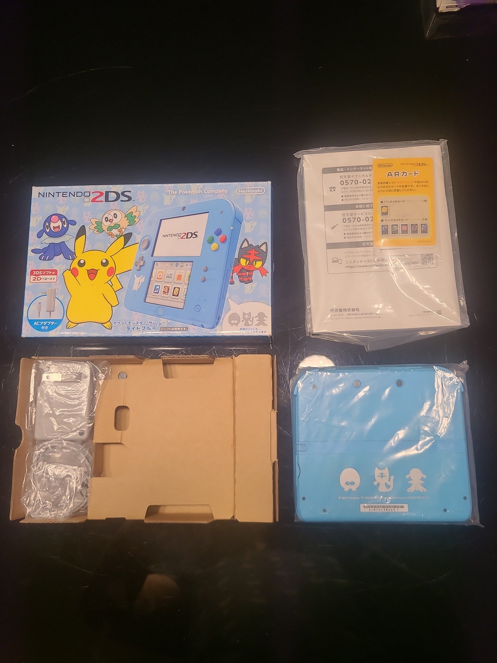 Nintendo 2DS Pokemon Sun & Moon Special Edition Console Complete in Box