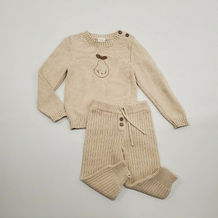 Jamie Kay Lennon Jumper & Jesse Pant Oatmeal Marle