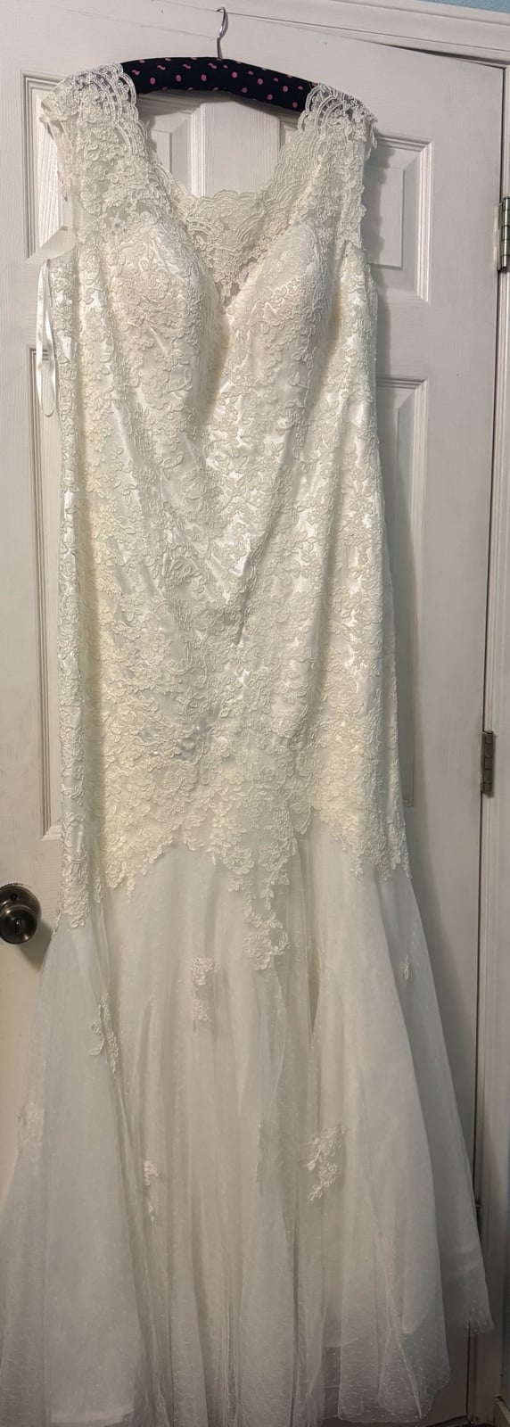 Off white cream wedding dress