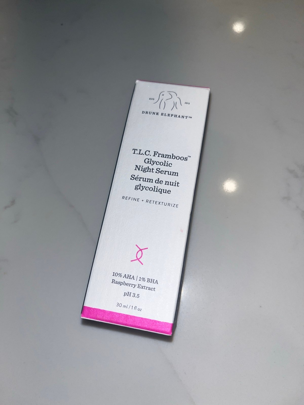 TLC Framboos Glycolic Resurfacing Night Serum