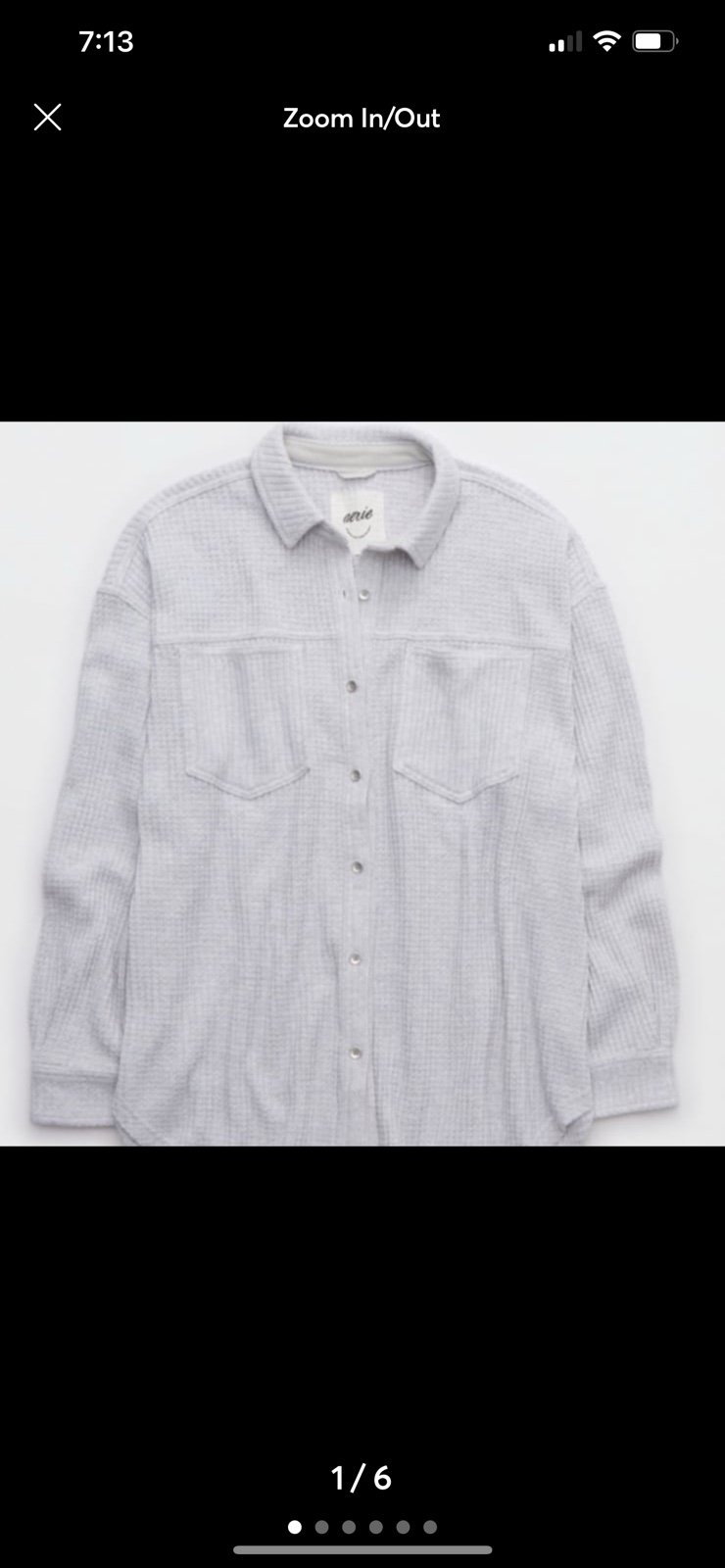 Aerie Anytime Fave Waffle Shirt