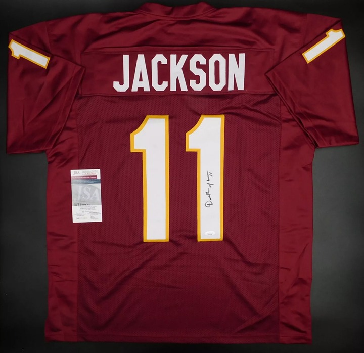 Dexter Jackson Signed Autographed Florida State Red Football Jersey MVP JSA COA