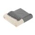INK+IVY Stockholm Color Block Faux Cashmere Throw 50''x60'' Gray