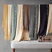 INK+IVY Stockholm Color Block Faux Cashmere Throw 50''x60'' Gray