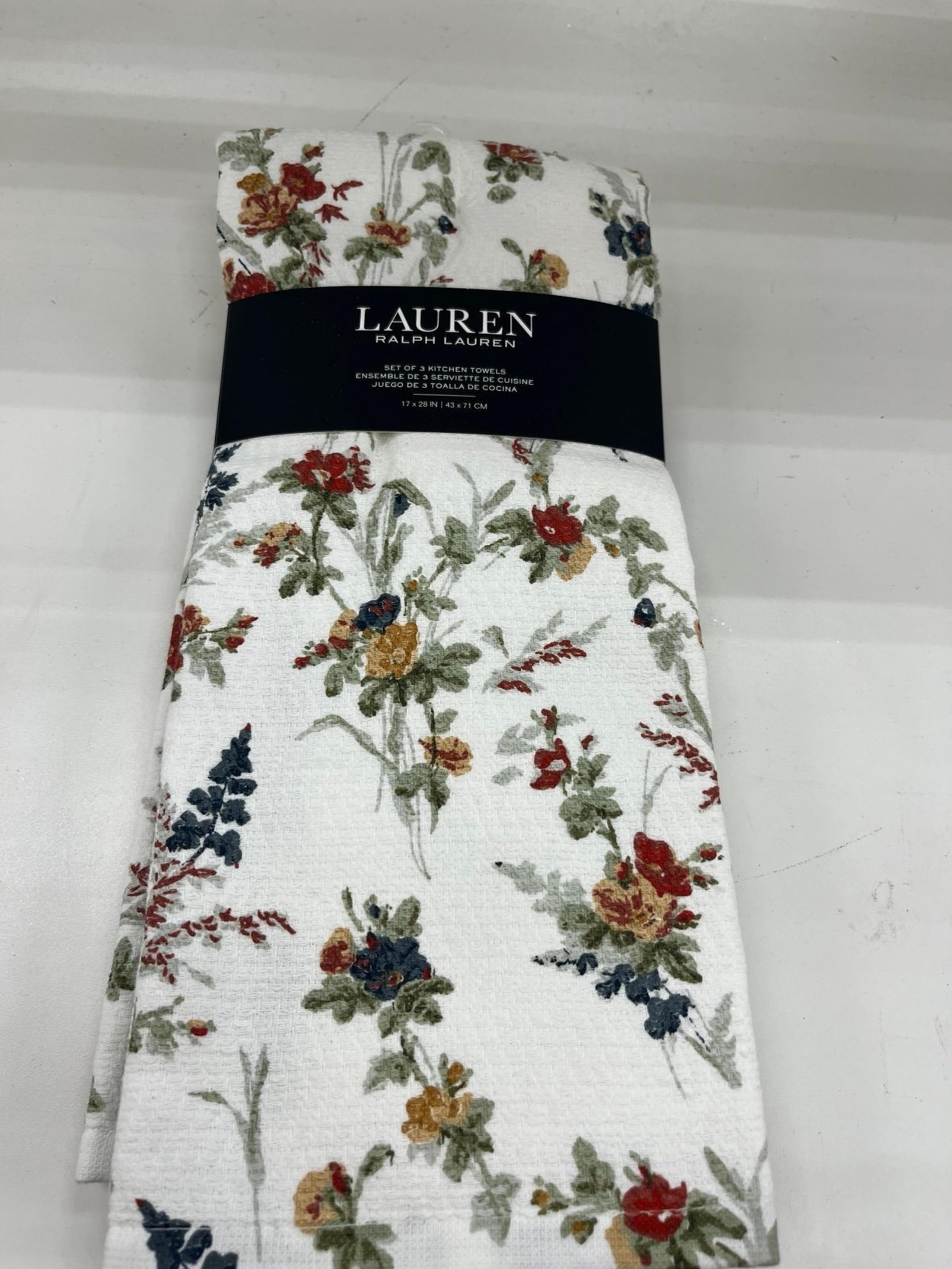 Lauren Ralph Lauren kitchen towel set (3)/ Firm Price