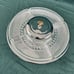 Vintage Chips and Dips Glass Dishes with Lazy Susan Tray
