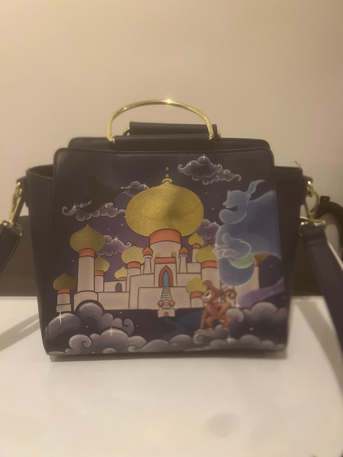 Jasmine Loungefly purse with handles or straps