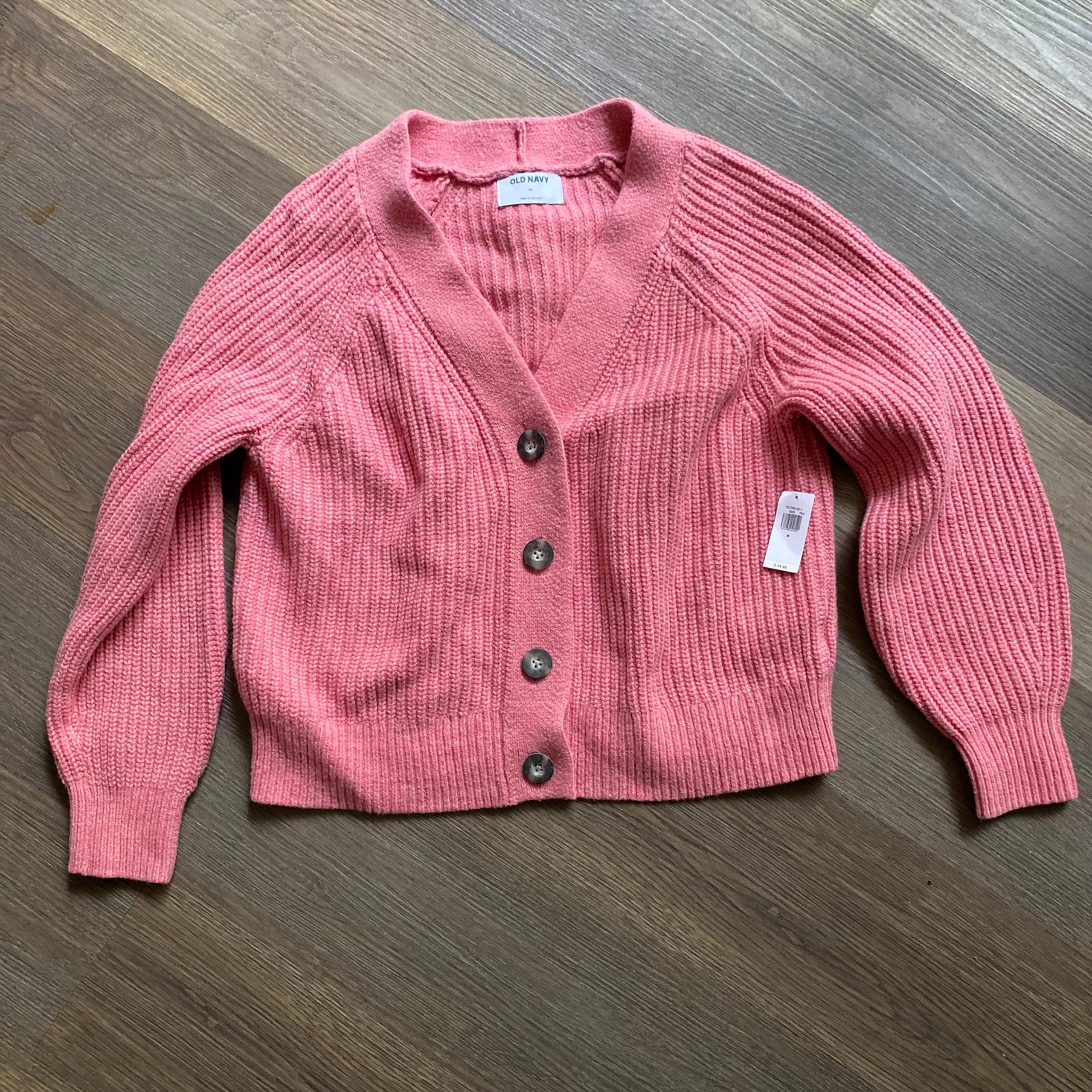 Old Navy Women's Pink Cardigan Sweater