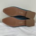 Mona Flying Womens Leather Penny Loafers Blue/Brown Square Heeled Slip Ons Sz 10
