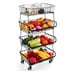 Fruit Vegetable Storage Basket Metal Baskets Cart Fruits Rack Snack Organizer