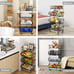Fruit Vegetable Storage Basket Metal Baskets Cart Fruits Rack Snack Organizer