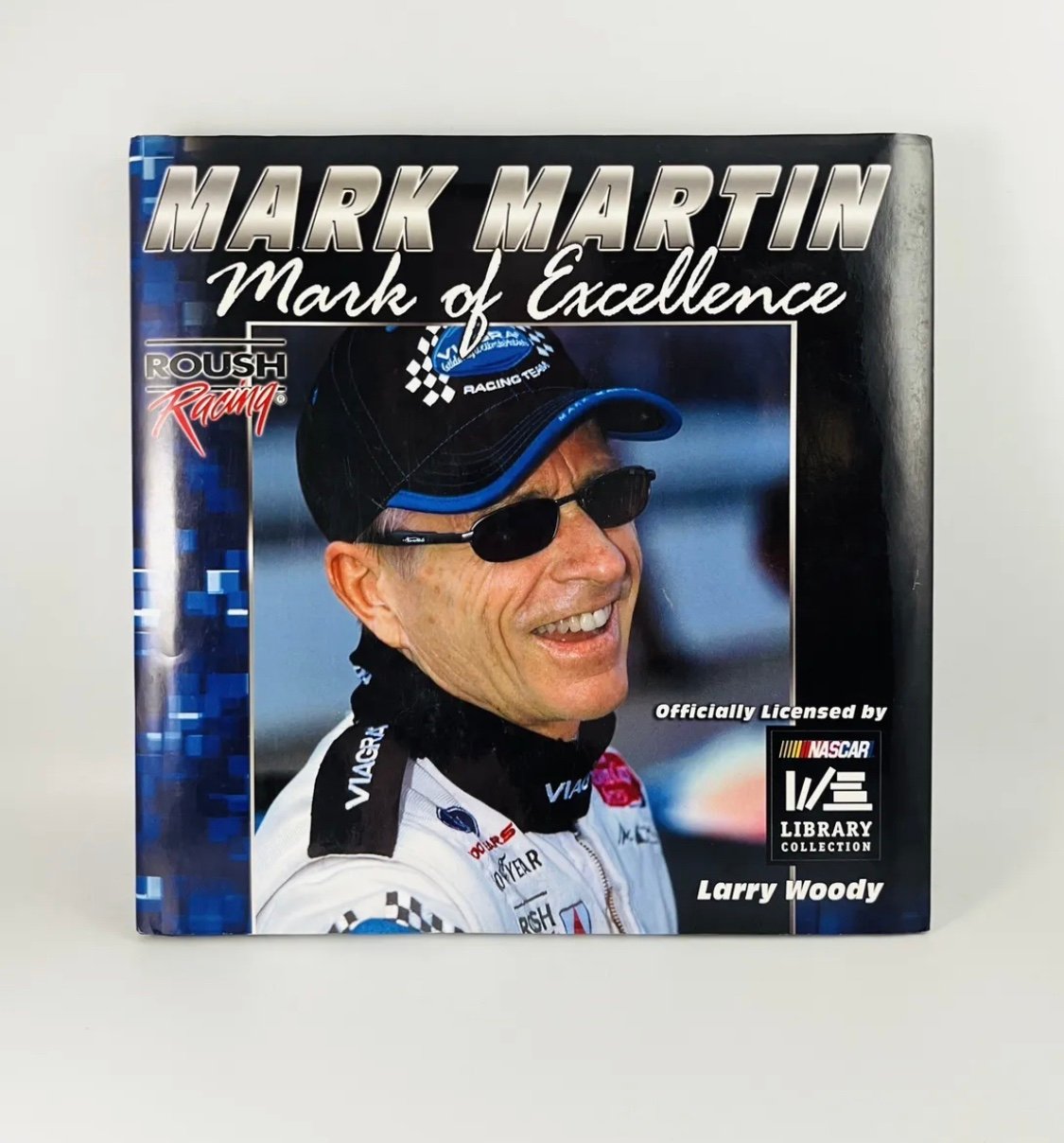 NASCAR Mark Martin “Mark Of Excellence” SIGNED Hardcover Book • HOF • 2004