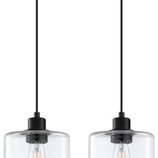 Set of 2 pack single Vintage Hanging Lights