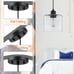 Set of 2 pack single Vintage Hanging Lights