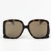 NEW Gucci GG1326S 007 Dark Havana Brown Mirror Oversized Square Women Sunglasses