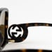 NEW Gucci GG1326S 007 Dark Havana Brown Mirror Oversized Square Women Sunglasses