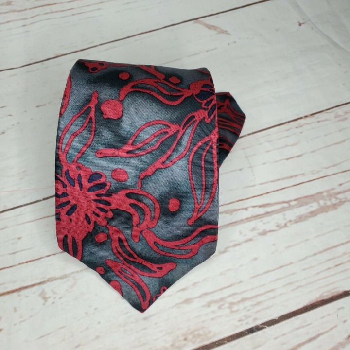 Perry Ellis Portfolio Dark Grey Tie