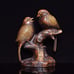 Pure copper gold-plated old copper craft Shuangxi Linmen ornaments,