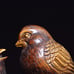 Pure copper gold-plated old copper craft Shuangxi Linmen ornaments,