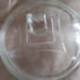 Vintage clear glass EAPG compote square base dish 8 x 5.5