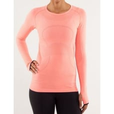Lululemon Swiftly Tech Long Sleeve Seamless Top Size 6 Light Flare